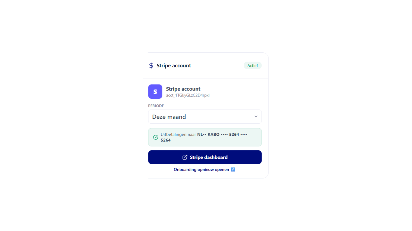 Stripe onboarding