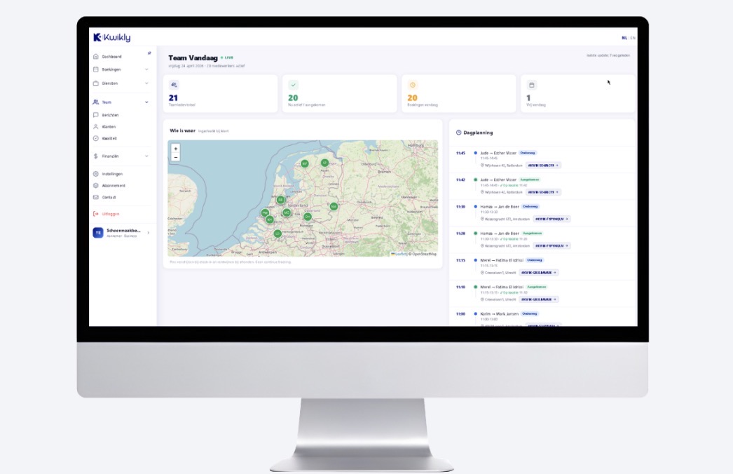 Je hele bedrijf in één dashboard.